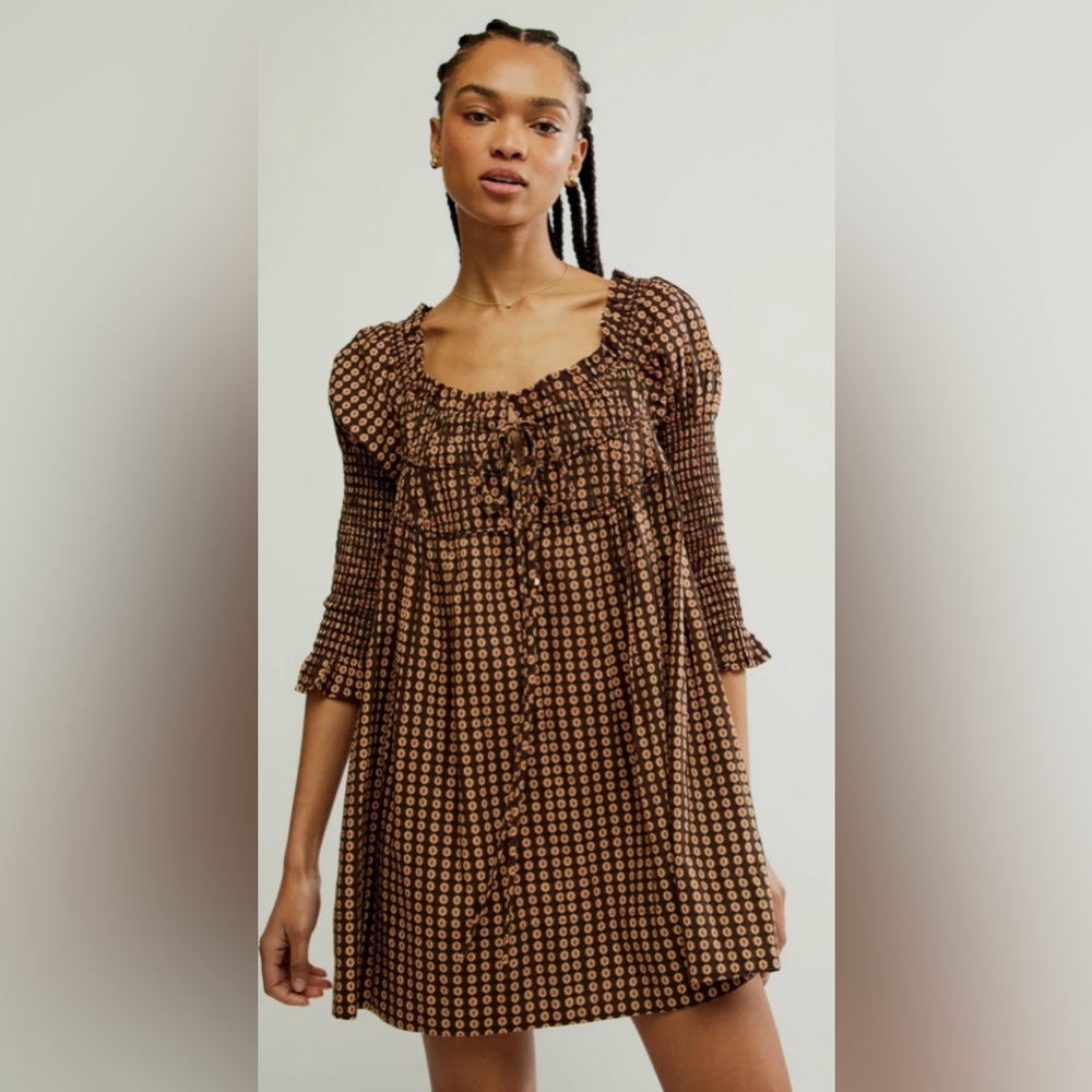 61-Free People Star Dip Mini Dress